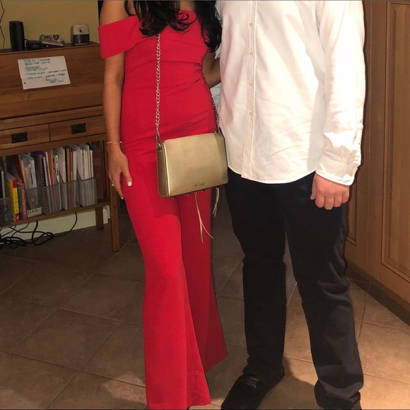 Red revolve jumpsuit - Picture 5 of 8